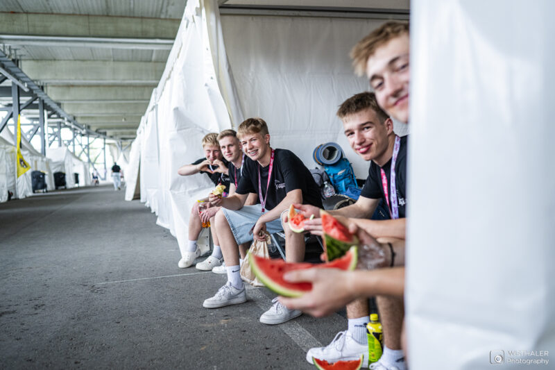 Unterkunft im Camp der United World Games