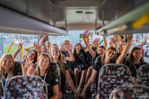 Impression zum Shuttle-System der United World Games