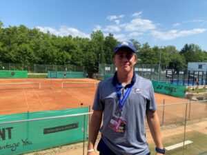 Ege Cankus beim Tennis der United World Games